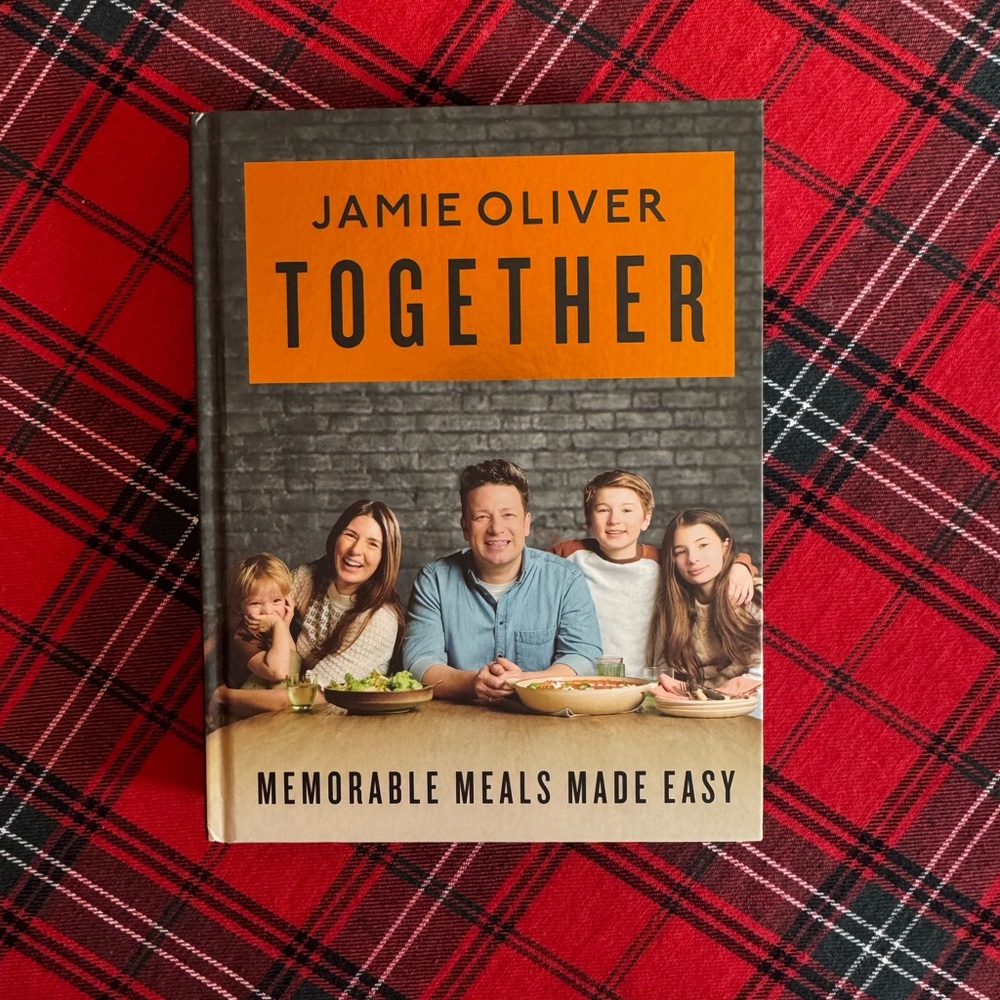 Jamie Oliver’s “Together: Memorable Meals Made Easy.”  Brand new.